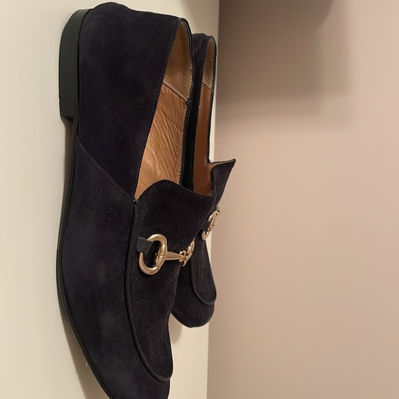 Lori L’idea Navy Suede Loafers 39.5 - Picture 7 of 7
